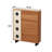 Stylish Solid Wood Shoe Cabinet with Ample Storage