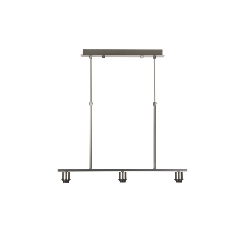 Renteria 3 - Light Kitchen Island Pendant, Nickel Satin