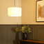 20cm H Cotton Drum Pendant Shade ( Screw On )-352009836-352067298
