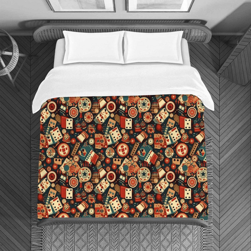 Housse de couette de jeu, Housse de couette pour lit simple