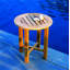 Essex Outdoor Round Teak Side Table