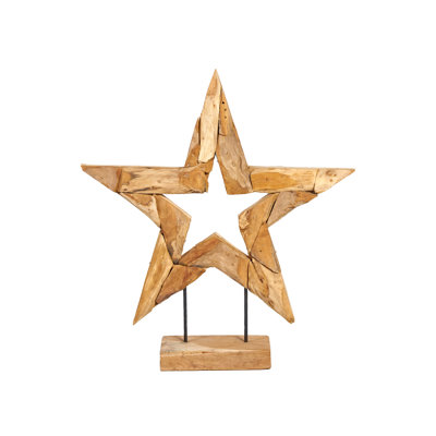 Boyles Astrology & Stars Wood Garden Statue