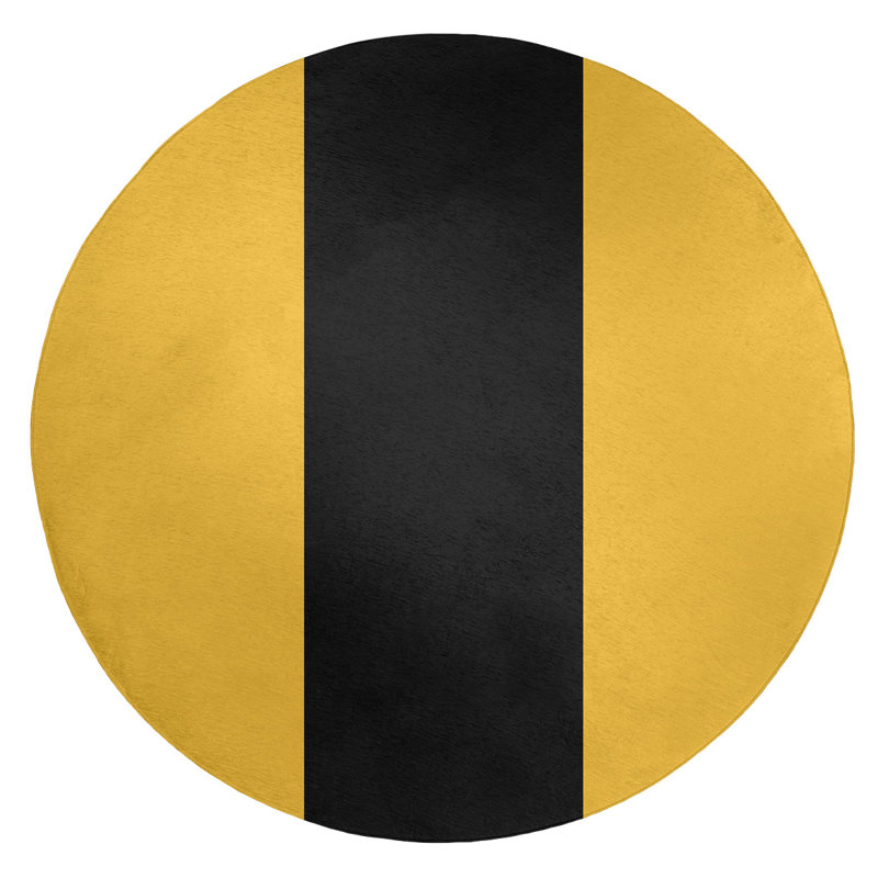 Chenille Indoor Rug, Round 5'