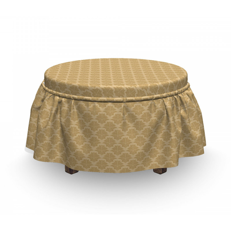 Housse pour repose-pieds classic damassé victorian