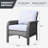 Gretna Wicker Outdoor Lounge Chair-80610389-80001252
