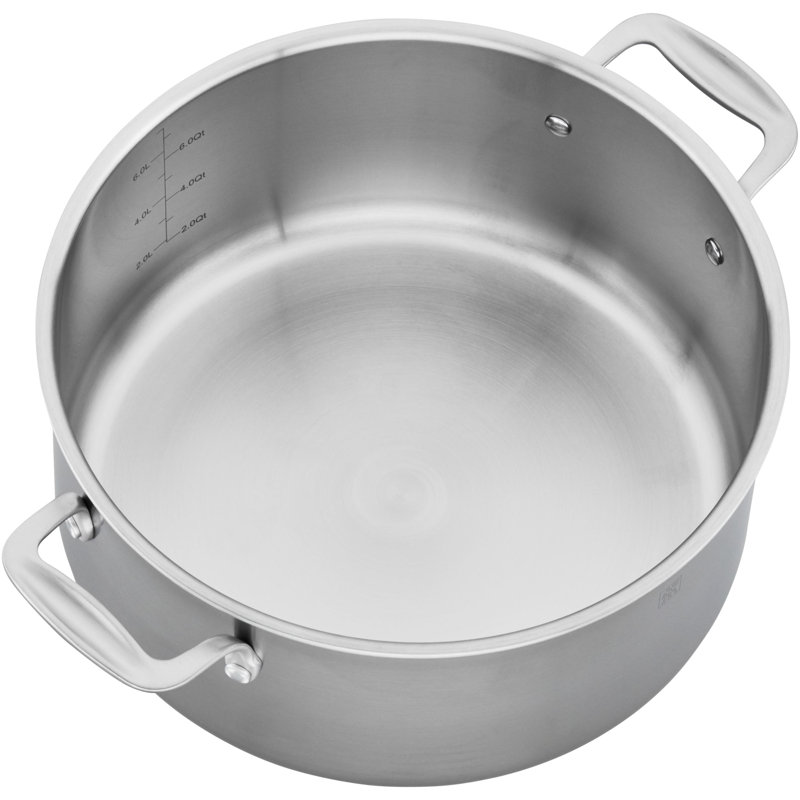 Zwilling Spirit 3-ply Stainless Steel Stock Pot, 8 qt