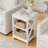 Modern X-Frame End Table with Storage, 23.6'' H X 15.8'' W X 15.8'' D-1719745940-1721636958
