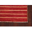 Tapis rouge noué à la main de conception unique 2 pi 7 po x 3 pi 11 po