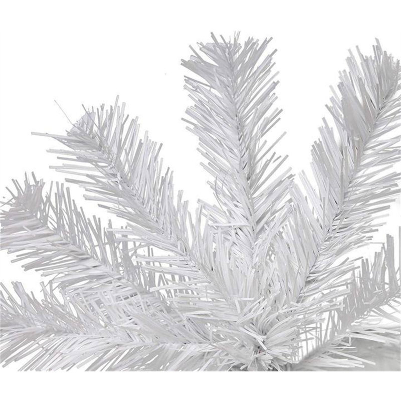 ? Décoration de Noël - arbre de Noël de 7 pi de hauteur avec 1000 pointes de pin et pieds en métal décoratifs