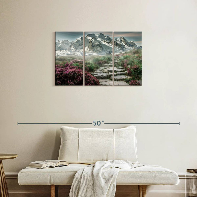 Alvord Scenic Snowy Mountain, H 20 po x l 33 po
