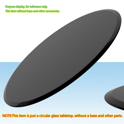 Glass Round Bevelled Edge Table Top