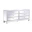 Commode double 6 tiroirs Rotella Mirrored-1061343092