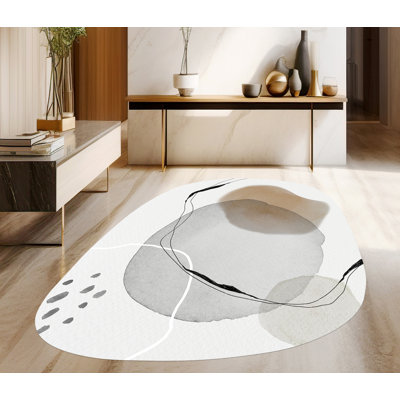 Demarko Rectangle 160 cm x 230 cm Vinyl Area Rug