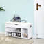 8 Pair Shoe Storage Bench