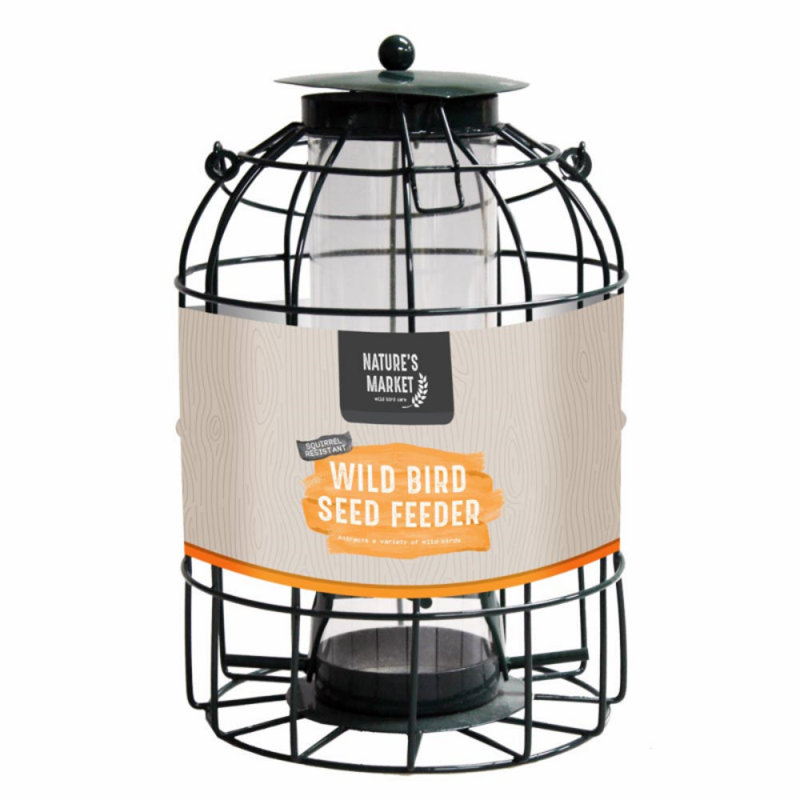 Eula Metal Hanging Decorative Bird Feeder
