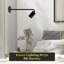 «Applique murale convertible Kuzco Lighting Barclay - Design noir élégant pour les espaces modernes»