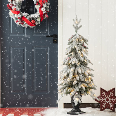 Heyden Lighted Artificial Fir Christmas Tree