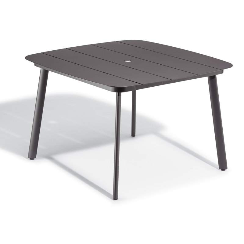 Powder Coated Aluminum Outdoor Dining Table