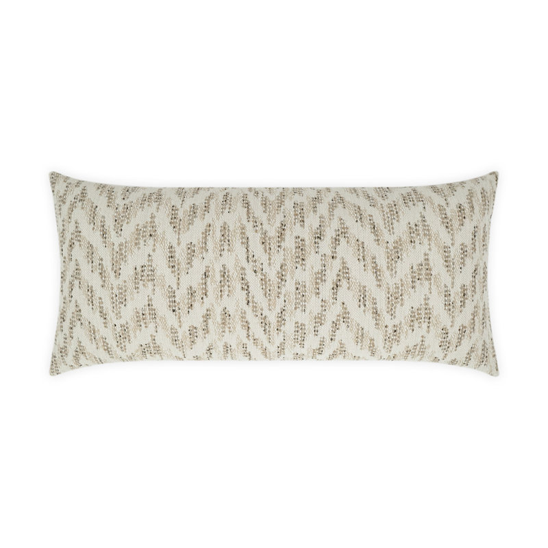 Sliderule Chevron Outdoor Reversible Throw Pillow, Rectangle 12"H x 24"W
