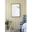 Miroir rectangulaire en bois manufacturé