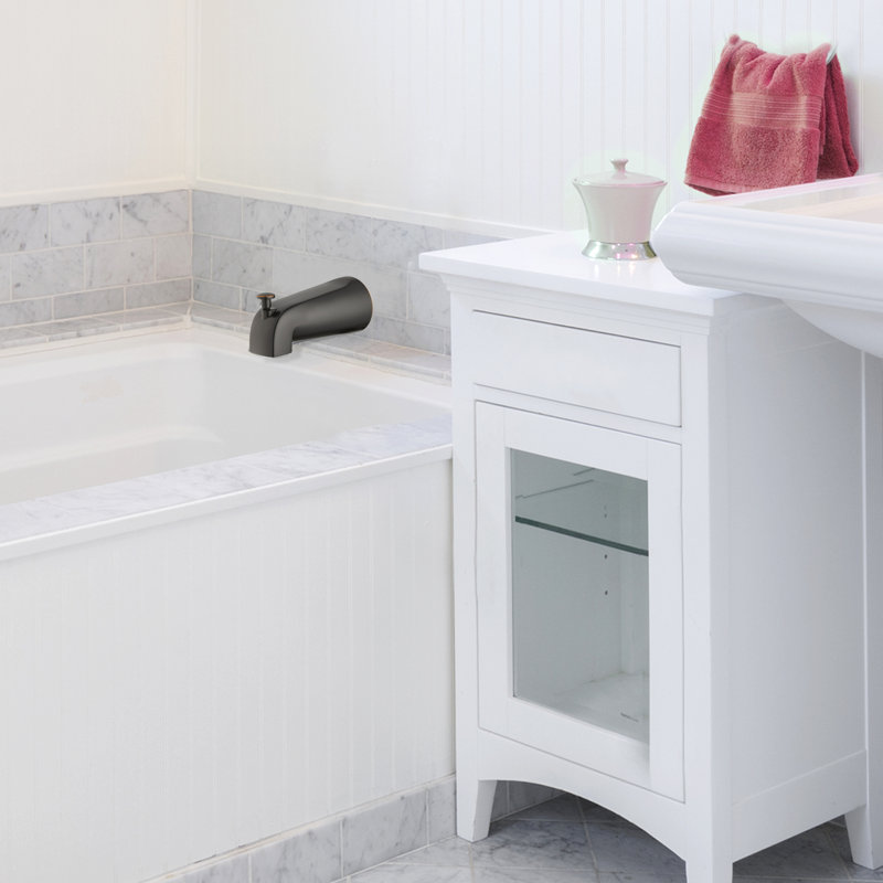 Wall Mounted Tub Spout with Diverter, Oil Rubbed Bronze