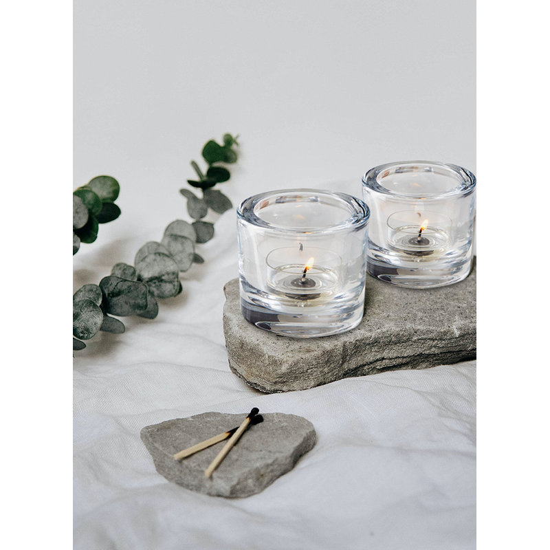 2.25'' H Glass Tabletop Votive Holder, Clear