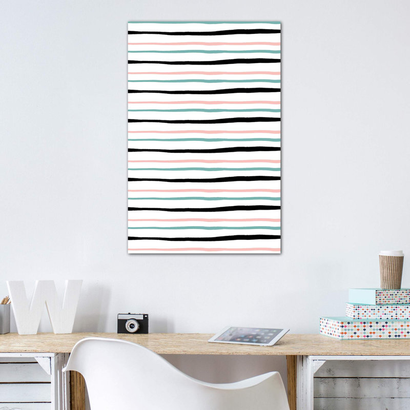 «Everyday Inky Critter VII» par Lisa Barlow - impression d'art graphique, H 18 po x l 12 po x 1,5 po, Toile tendue