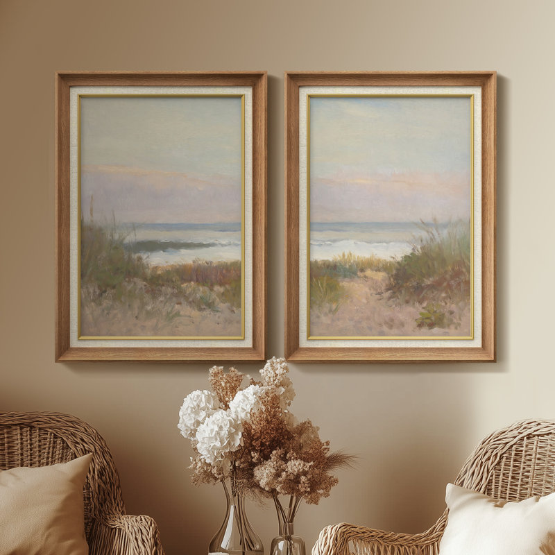 Ensemble de 2 œuvres d'art abstraites encadrées de qualité supérieure sur toile de qualité supérieure avec cadre de 26 po x 36 po