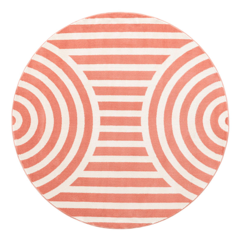 Tapis pour enfant Unique Loom Lines, Rond 4 pi 1 po