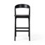 Amare Upholstered Bar Stool with Solid Wood Frame