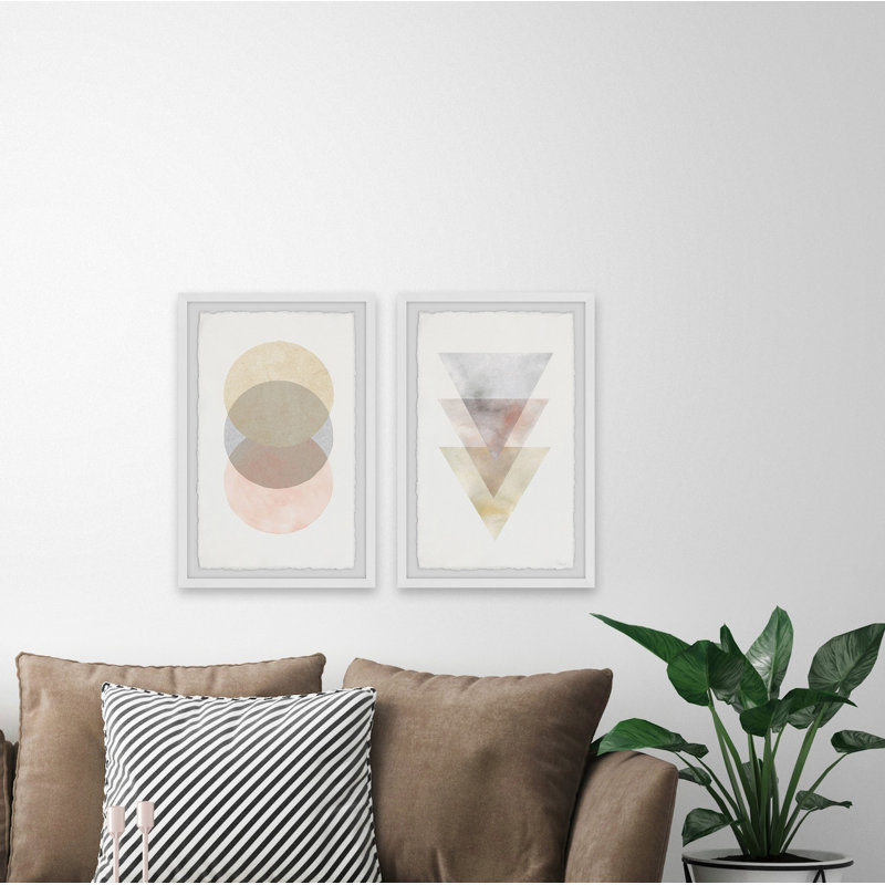 The Diptych formes lumineuses, H 36 po x l 24 po x P 1,5 po