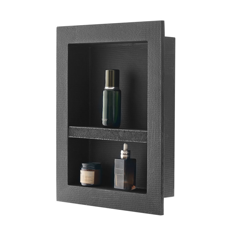Tablette de douche encastrée pour douche, H 20 po x l 16 po x P 4 po