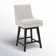 Zahara 26" Upholstered Swivel Counter Stool