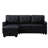 Upholstered Pull Out Sectional Sofa With Chaise