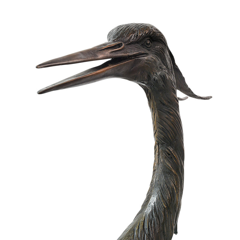 Herons On Branch Bronze