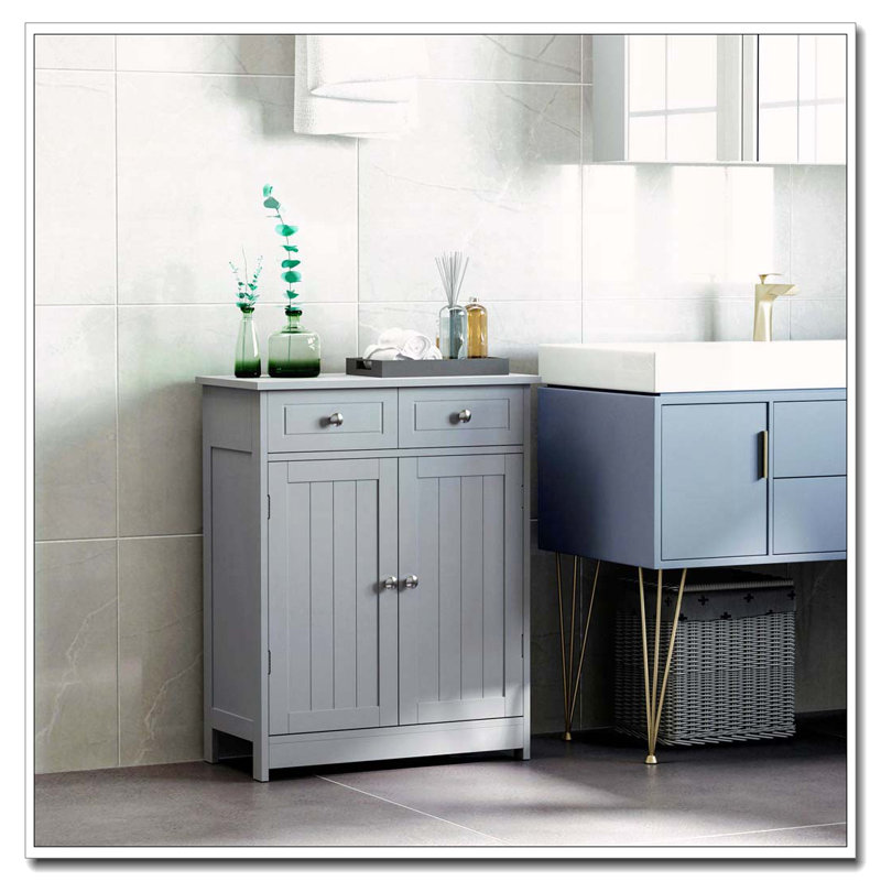 Freestanding Bathroom Storage Cabinet with Drawers