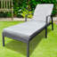 Chaise longue d'extérieur en rotin et osier-129694781