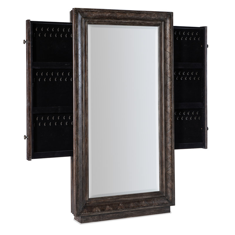 Traditions Floor Mirror with Hidden Jewelry Storage