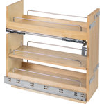 5 Inch "No Wiggle" Under Drawer Base Cabinet Pullout Built on Premium Soft-close Slides