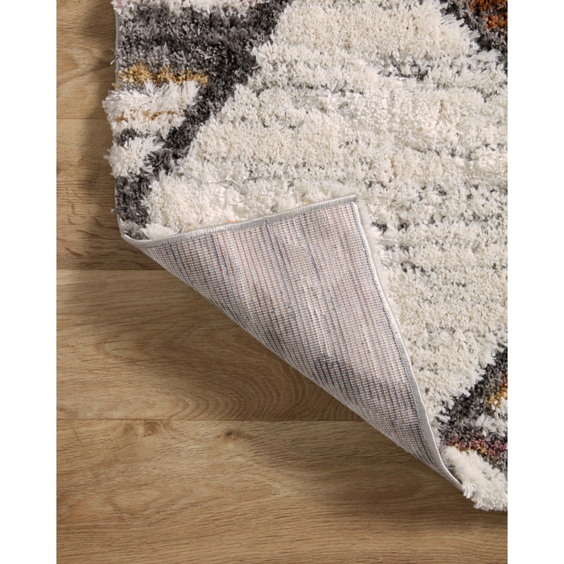 Delaplaine Geometric Indoor Rug, Square 1'6"