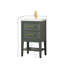 Brodnax 20" Single Bathroom Vanity with Ceramic Top-1815341507