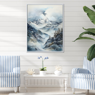 Minimalisme Groenland, horizon I sur toile