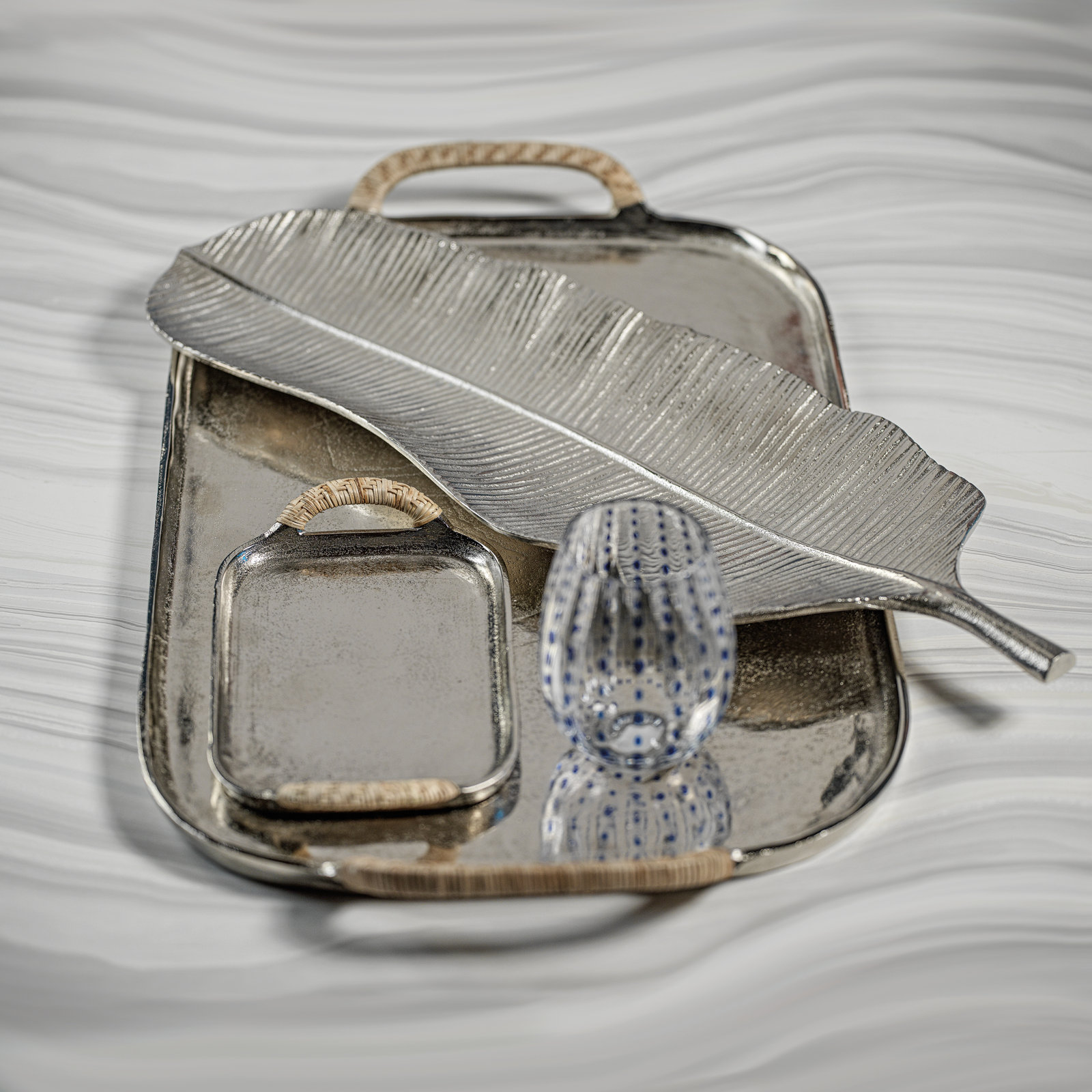 Rectangle Aluminum Tray