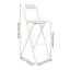 Tabouret de bar portatif pliant avec dossier haut (1 pièce, 29,53 pouces)-1756589535