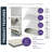 Stylish Hall Carpet (3.3 x 6.6 ft), 100% Polyester, 0.3 in Pile Height | Antibacterial, Non-Slip PVC Felt Dot Underside | Machine Washable, 3D Digital Print, Durable & Easy to Clean | Perfect for Entryway & Living Areas-126008199