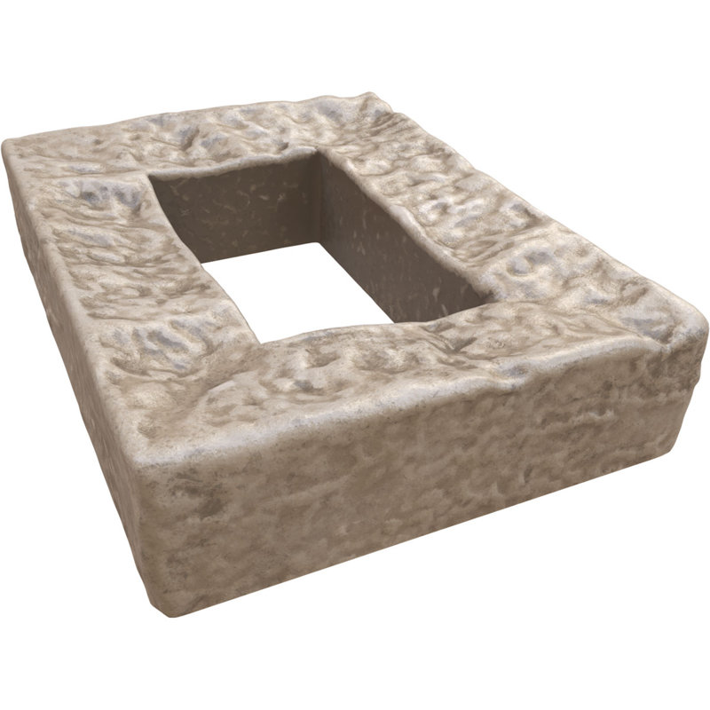 Couvercle électrique universel EverStone pour panneaux de parement en pierre artificielle, Doux cendré