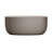 Beige 47'' Solid Surface Freestanding Soaking Tub, Resin Stone Material, Wear- And 47-Inch Bathtub Of Surface, With Overflow Pop-Up Drain, Smooth Rounded Edges