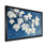 «White Frosted Leaves Branches II» - art mural feuilles