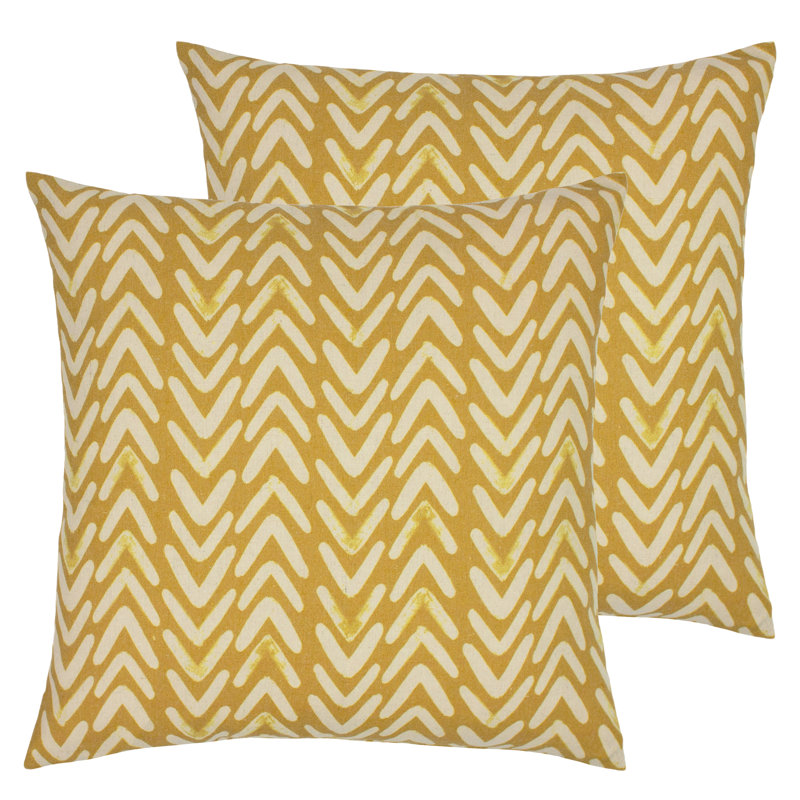 Geometric Square Cushion
