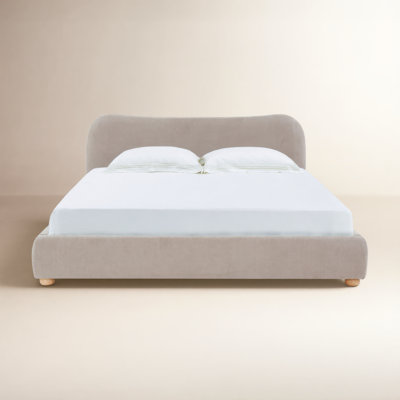 Liza Velvet Upholstered Bed